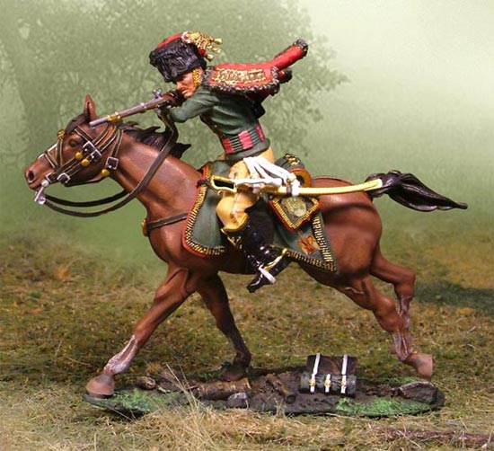 Collectors Showcase Napoleonics Chasseur Shooting CS00405(L)