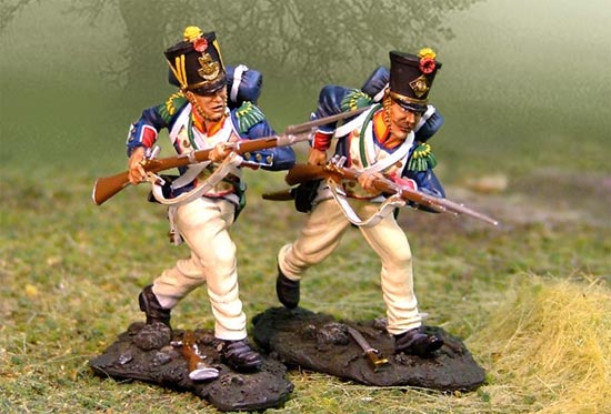 Collectors Showcase Napoleonics Voltiguers Advancing CS00374(L)