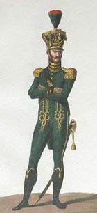 Colonel-Commandant of the Chasseurs Carabiniers
The Westphalian Army in 1810: the Uniform Plates of Alexander Sauerweid (Plate 12)