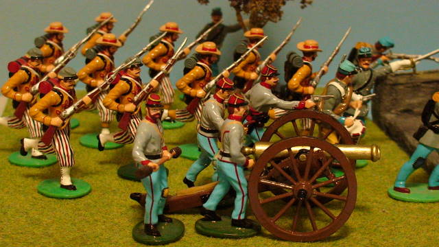 Confederate Artillery Team