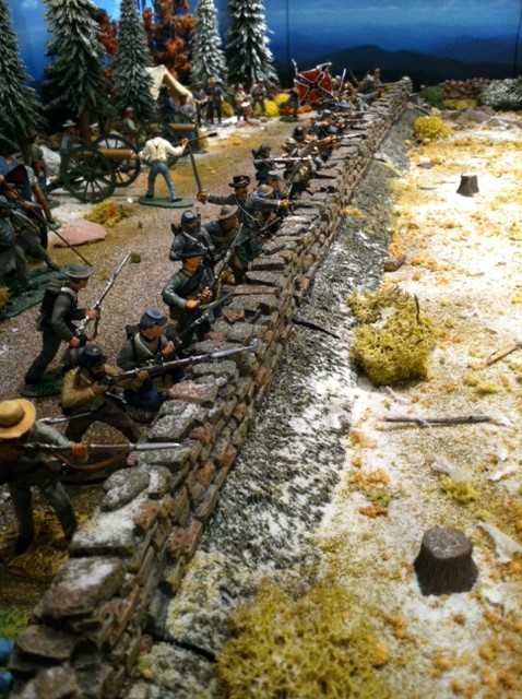 Confederates at the wall