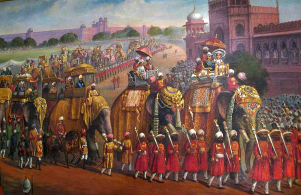 Delhi Durbar. Arranged by the Viceroy to celebrate the corontion