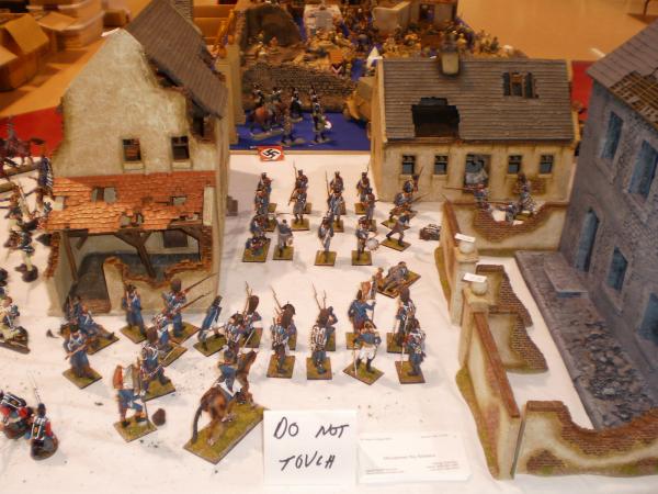 Diorama using First Legion buildings and figures