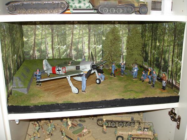 diorama with K&C Fw190