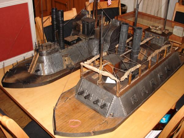 DSC06139.USS.Benton Union Ironclad Flagship
completed with four forward facing guns alongside USS.Choctaw