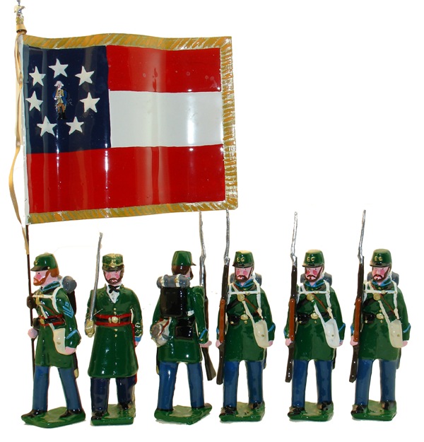 Edmunds Traditional Toy Soldiers Emerald Guards of 8th AL infantry regt