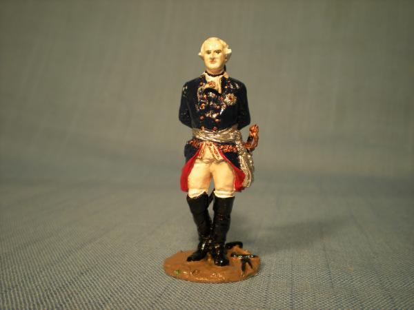 Ferdinand, Duke of Brunswick, commander of the allied troops in western Germany, another casting by Puchala.