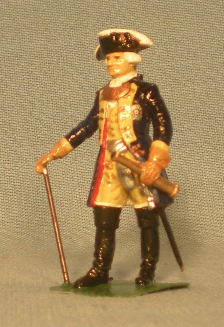 Ferdinand of Brunswick, according to Stadden.  Another portrait figure, that doesn't quite look like the subject, but it's still a pretty good figure.