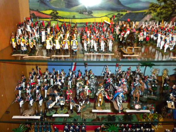 French Foot Dragoons, Line Infantry, Dutch and Italian Grenadiers (by ANI), Polish Lancers (by Collectors Showcase, Frontline, and some from St. Peter