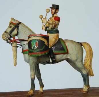 French Foreign Legion DrumHorse 
scratchbuilt on Historex Horse