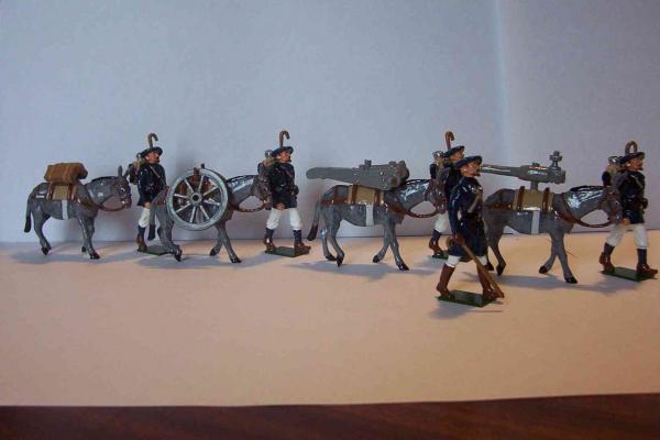 French Mountain artillery by Guillermo Hiriart