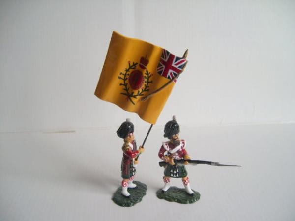 Frontline CW4. 93rd Highlanders Balaklava Showing Standard & Rifleman.