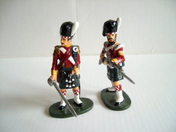 Frontline # CWP1 93rd Highlanders Officer and N.C.O. From Balaklava "The Thin Red Line".