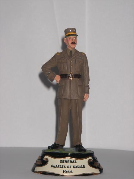 General Charles de Gaulle 1944 - Andrew Stadden figure painted by K. Darby