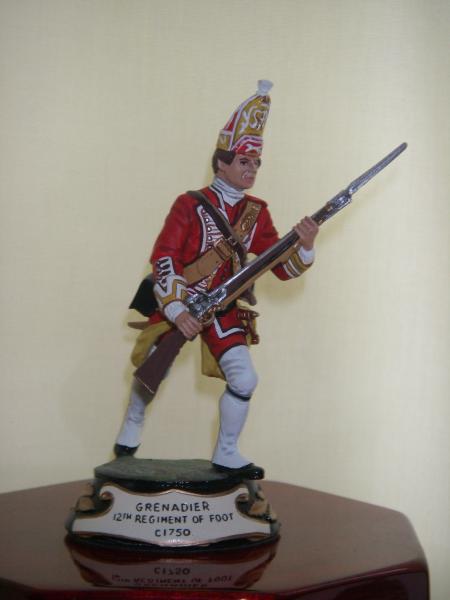 Grenadier 12th Regiment of Foot c1750