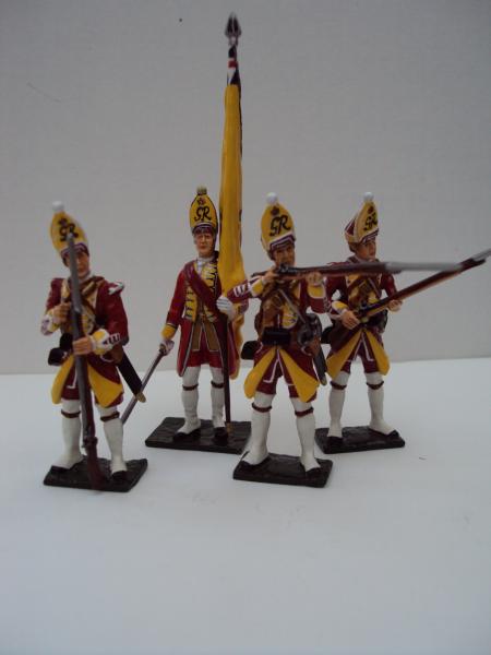 Grenadiers of Abercrombies Regiment fusilier castings