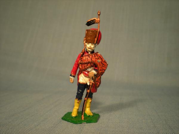 Hans Joachim von Ziethen, "the Hussar King", and most colorful of Frederick's cavalry generals.  This is a casting by New Hope Designs.  Ziethen is dr