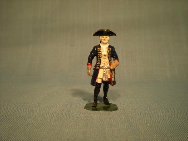 Hauptmann, Regt Garde (Nr 6).  Another Stadden figure, representing a captain of the Grenadier Guard regiment of Frederick's father, Frederick William