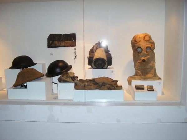 Helmets and gas masks