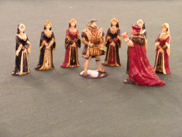 Henry VIII, his 6 Wives (Queens), and Cardinal Wolsey