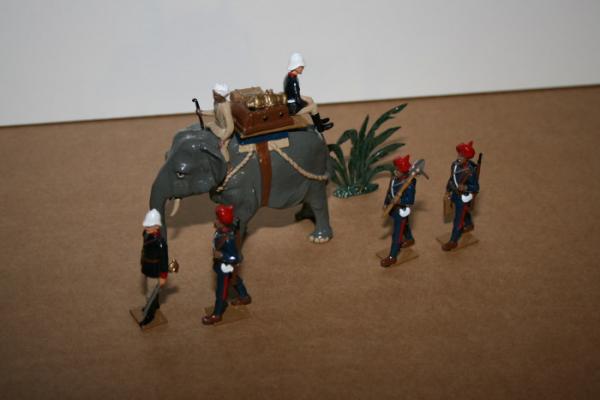 Hiriart - Elephant carrying mortar  (I must say I've been a bit disappointed by this one)