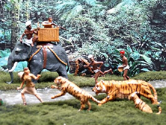 Hunting Tigers-Set 1278 by Hiriart