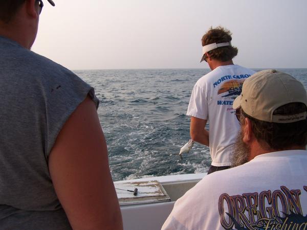 In-shore fishing with my sons off Cape Hateras N.C.