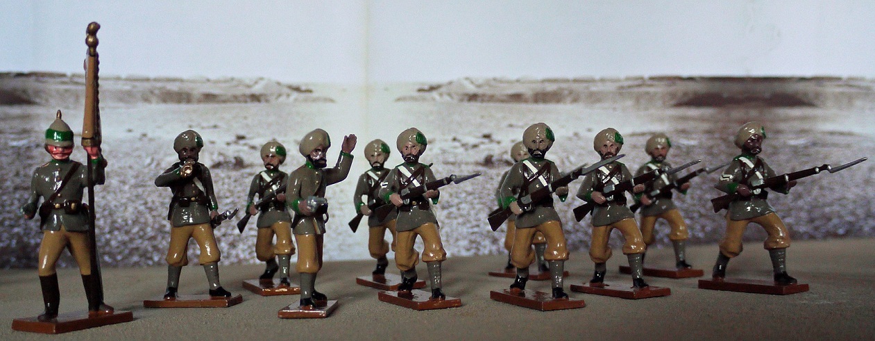 INDIA CONTINGENT TEL EL KEBIR   20th BENGAL INFANTRY ADVANCING