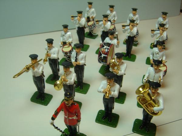 Irish Guards Band (William King castings)