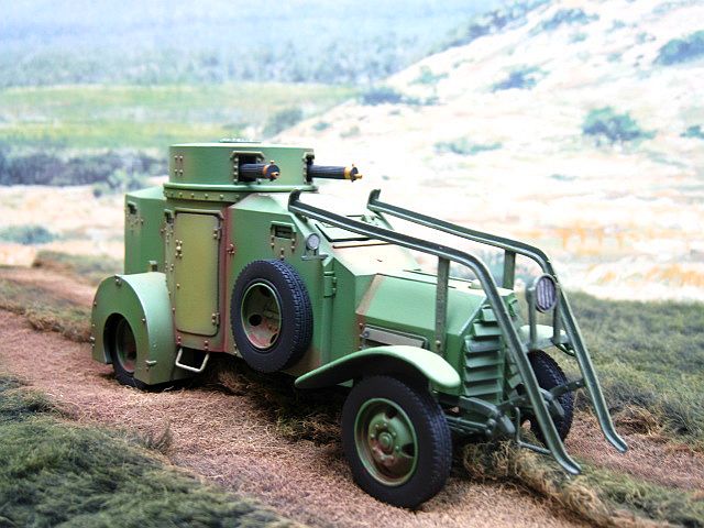 J Jenkins Lancia 1ZM Armored Car- Spanish Civil War