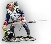 King and Country Napoleonics Corporal Crouching NA19