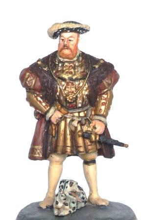 King Henry VIII - Stadden Figure converted with Le Cimier dog