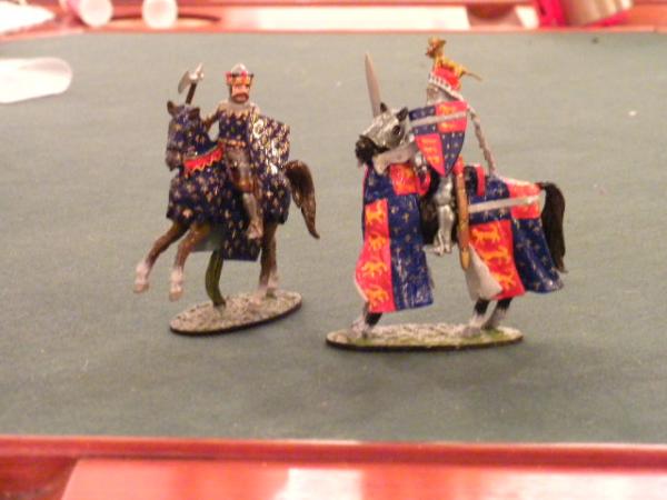 King Jean II of France and the Black Prince (Edward of Woodstock, Prince of Wales) of England