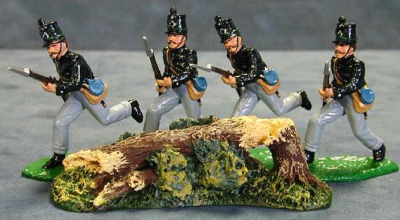 -Kings German Legion-WAD2 with part of diorama from WA-scenics-Le Haye Sainte Add-on.