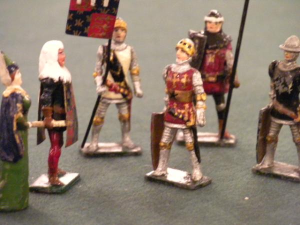 Knights, Royal Herald, and a Court Lady