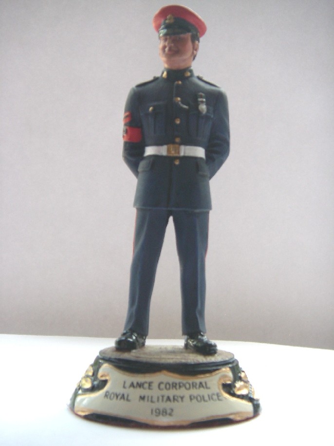 Lance Corporal Royal Military Police 1982.