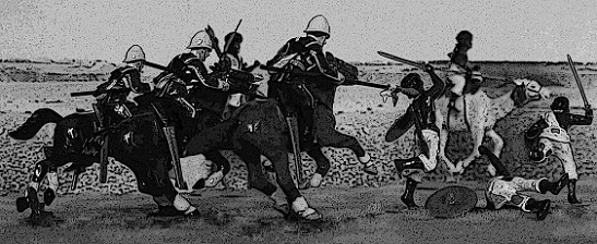 LANCERS CHARGE, SUDAN 1885