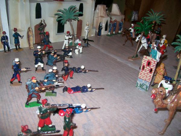 Legion are mostly restored old britains,a few erickson,britains arabs and some local swarthy types,