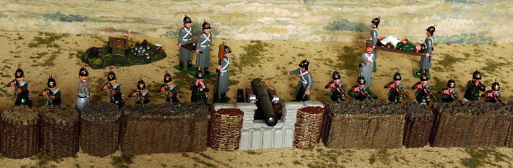 LIGHT INFANTRY WITH SIEGE GUN