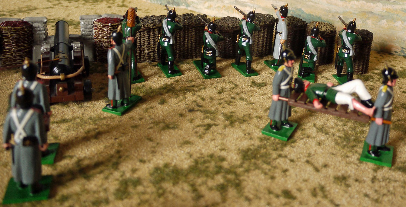 LIGHT INFANTRY WITH SIEGE GUN