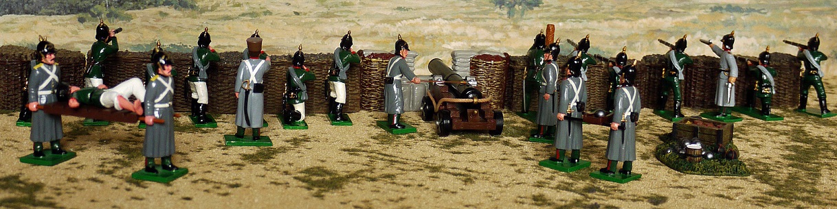 LIGHT INFANTRY WITH SIEGE GUN