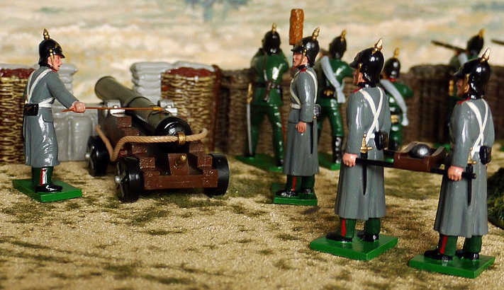 LIGHT INFANTRY WITH SIEGE GUN