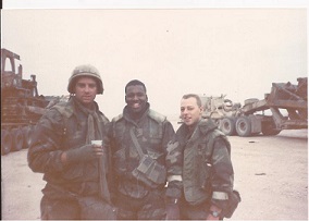 Me and my bros in Iraq desert