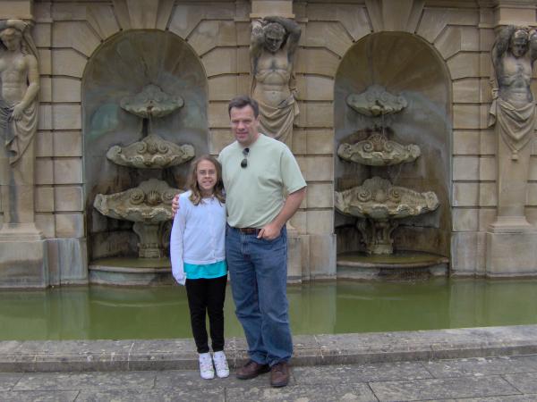 Me and the Boss outside Blenheim