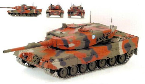 Minichamp Greek Leopard Tank