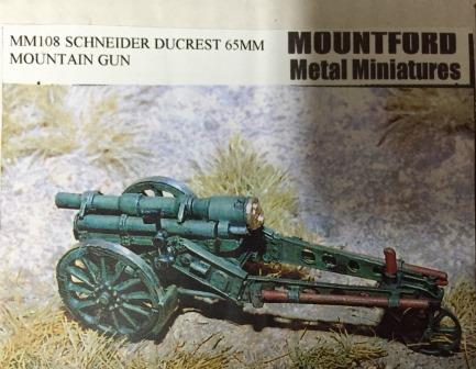 MM108 Schneider Ducrest 65mm Mountain Gun