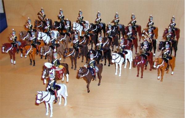 Mounted Band of the 11th Hussars (unfortunately not anymore in my collection)