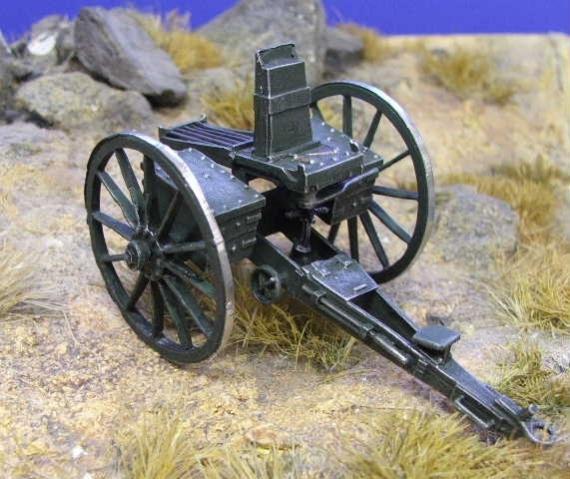 Mountford Nordenfelt machine gun