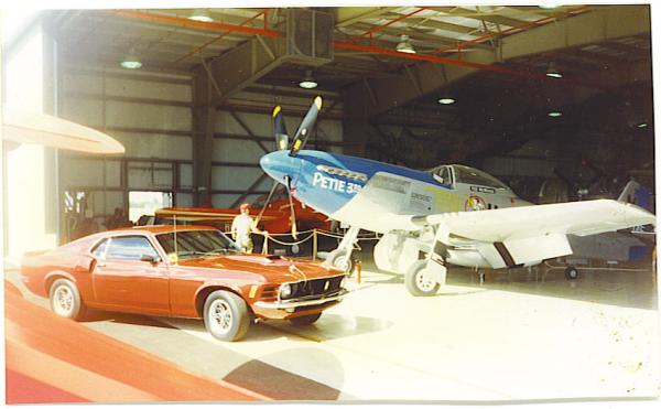 Mustangs 2,,,,,1970 Mustang,shelby parts and trim,some mods,upgrades,lightly stressed, with me 26 years.Kermit weeks p51d now at the fantasy of flite 