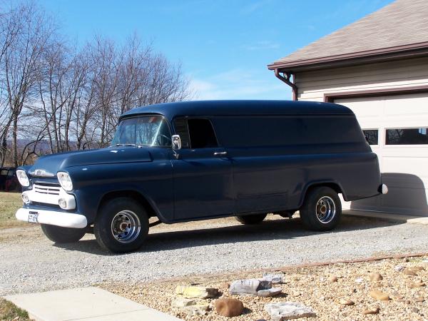 My 1958 Chevy 3805 1 ton panel truck